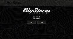 Desktop Screenshot of bigstormbrewery.com