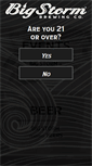 Mobile Screenshot of bigstormbrewery.com